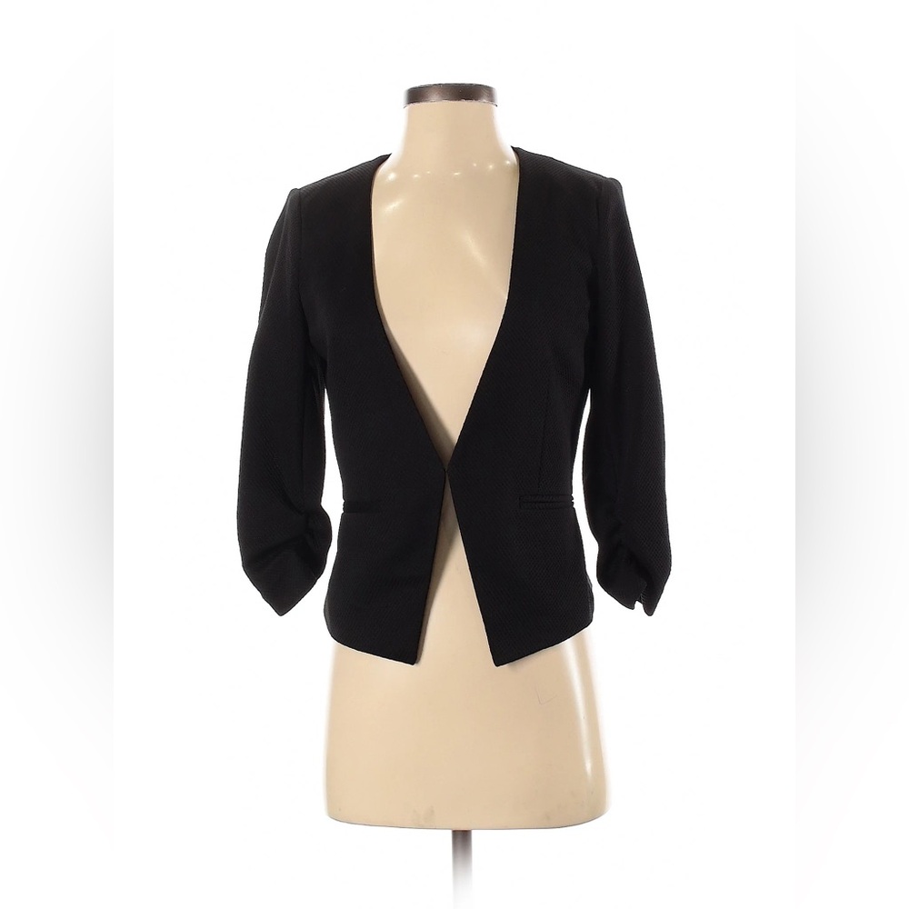 Amanda & Chelsea Charcoal Textured Blazer